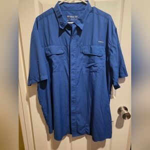 Ariat Short Sleeve Button-Up Shirt in Blue